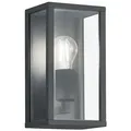 Trio Leuchten AUßENWANDLEUCHTE Garonne, Anthrazit, Klar, Alu, Metall, Glas, 14x26x14 cm, Lampen & Leuchten, Außenbeleuchtung, Außenleuchten