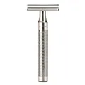 MÜHLE Rasierhobel - Rocca Serie - Edelstahl silber matt - geschlossene Schaumkante