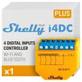 Shelly Plus i4 DC | WiFi- und Bluetooth-Smart-Controller mit 4 digitalen