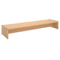 CARO-Möbel Monitorständer, Buche, Holzwerkstoff, Mode, 100x15x27 cm,