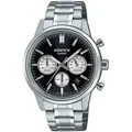 CASIO EDIFICE Quarzuhr Edifice Chronograph Stahl/Schwarz schwarz
