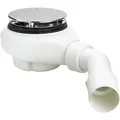 Viega Siphon Tempoplex Duschwannensiphon mit 90mm Chromkappe (703394) (Ablaufgarnitur, 1/2") (703394)