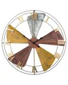 Vintage Wanduhr bunt Wikon