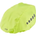Abus Helmüberzug Universal Regenschutz, reflektierend, für Fahrradhelm, neongelb, wind- und wasserdicht