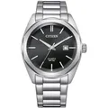 Herrenuhr CITIZEN BI5110-54E klassisch in Edelstahl. - Schwarz