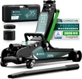 CargoVA® Rangierwagenheber Hydraulischer Wagenheber 2,5T inkl. 2 Gummiauflagen, TÜV zertifiziert, max. Hubhöhe: 38 cm, Wagenheber-Set, Wagenheber-Set inkl. Gummiauflagen, bis 2,5t, TÜV & GS geprüft