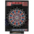 Karella Elektronische Dartscheibe - Dartautomat "Premium Silver" inkl. 24 Softdarts,,