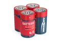 ANSMANN AG Alkaline Batterien Mono D LR20 1,5V, 4 Stück Batterie