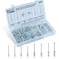 CCLIFE 420tlg Alu Blindnieten Sortiment Popnieten Set 2,4 3,2 4 4,8