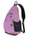 WATERFLY Sling Bag Crossbody Backpack Schulterrucksack mit verstellbarem Schultergurt Perfekt für Outdoorsport Wandern Radfahren Bergsteigen Reisen