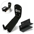Optio Cycle Fahrrad Wandhalterung für Pedal – Platzsparende Fahrradaufhängung Wand mit Gummierung, stabiler Wandhalter für MTB, Rennrad, E-Bike - Schwarz
