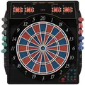 Karella Dartscheibe CB-50 Set, elektronisch, für Softdarts, aus Kunststoff, mit 12 Dartpfeilen