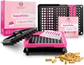 MAISON NATURELLE® Kapselfüller Gr. 0 mit detaillierter Anleitung – Kapselfüllmaschine Kapselfüller 0 Kapselfüller Leerkapseln Kapseln füllen kapselmaschine 0 kapselmaschine kapseln