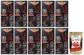10x Novi Nero Cioccolato Fondente Assoluto,Extra Dunkle Schokolade,99% Kakao,75g + Italian Gourmet Polpa di Pomodoro 400g Dose