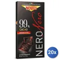 20x Multipack Schoko Novi Tablett 75 Schwarz 99%