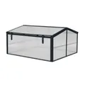 FLORAWORLD Gewächshaus-Aufsatz, 87x87x46cm - schwarz