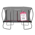 HUDORA 4square - Großes Rechteckiges Outdoor Trampolin 244x366 - Sporttrampolin Für Bis Zu 120kg - Familien-Trampolin Mit Hoher Sprungkraft