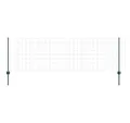 vidaXL Gartenzaun Geschweißter Drahtzaun 25 x 0,8 m (B x H), (1-St)