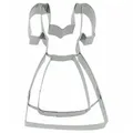 Birkmann Ausstechform Dirndl 9 cm, Edelstahl silberfarben