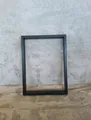 WAGNER Tischbein DESIGN RAHMEN - 400 x 300 mm, Industrie Look schwarz - 12514001