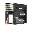 VALE Balkonkraftwerk Bifazial 1800 Wp Full Black - Growatt Neo 800M-X Wechselrichter - Growatt Noah 2.048 Wh - Solarpanel Set mit Speicher - 5m AC-Kabel