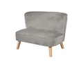roba Kindersofa, 2-Sitzer (Skandi Stil, Grau)