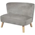 Roba Kindersofa roba Lil Sofa, Grau, Silber, Textil, 70x50x48 cm, Kinder- & Jugendzimmer, Kindermöbel, Kindersitzmöbel & -tische, Kindersessel & -sofas