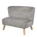 B-Ware roba Kindersofa „Lil Sofa“, bequeme Kindercouch Sofa Grau