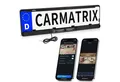 CARMATRIX D43 Rückfahrkamera (Auto WLAN Funk Rückfahrsystem im Nummernschild Kennzeichenhalter, Rückfahrkamera Digital kabellose Einparkhilfe zum nachrüsten APP)