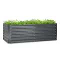 Blumfeldt High Grow Straight Hochbeet 180 x 60 x 90 cm 970 l Stahl verzinkt 10035813
