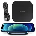 QI Kabellose Ladestation für Apple iPhone 12 Mini Wireless Schnellladegerät 10W - Schwarz