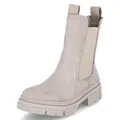 Tamaris Damen Chelsea Boots, Frauen Stiefeletten,TOUCHit-Fußbett,Bootee,Booties,halbstiefel,Kurzstiefel,uebergangsschuhe,Taupe NUBUC,40 EU