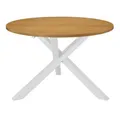 vidaXL Esstisch Esstisch Weiß 120x75 cm MDF (1-St)