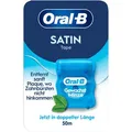 Oral-B Zahnseide Satin Tape, gewachst, auf Rolle, mit Minzgeschmack, 50 m