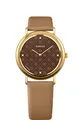 JOWISSA Gold/Braun AnWy Schweizer Damenuhr J6.227.L