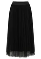 Betty & Co Damen Midirock mit Plissee 42, Schwarz
