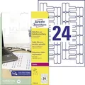 AVERY Zweckform 480 Kabelbeschriftungs-Etiketten L7950-20 weiß 60,0 x 40,0 mm