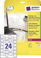 AVERY Zweckform Kabel Etiketten 60 x 40 mm weiß Laser 480 Etiketten