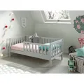 Kinder-/Juniorbett ca. 70x140 cm Grau