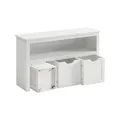 VASAGLE Spielzeugschrank für Kinderzimmer Weiß B34LHS380W01