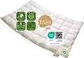 Vitaschlaf® BIO-LUXE-KBA  W3 - SOMMER ORGANIC 100% GÄNSE Daunendecke Deutsche Qualität alle Größen (155 x 220 cm)