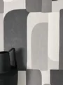 Newroom Vliestapete, Grau Tapete Modern Grafik - Mustertapete Abstrakt Dunkelgrau Hellgrau 3D Optik Grafisch Muster Formen für Wohnzimmer Schlafzimmer Küche, Maxius Grey