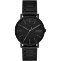 SKAGEN Quarzuhr SIGNATUR SKW6914, Armbanduhr, Herrenuhr, Damenuhr, analog, Edelstahlarmband schwarz