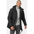 Indicode Steppjacke Herren INWess Herrenjacke Daunen-Optik schwarz S (46)