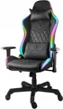 DELTACO Gaming RGB Gamingstuhl schwarz