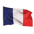 Aricona Frankreich Flagge 90x150cm - wetterbeständige Fahne mit Messingösen, 100% Polyester, robuste Doppelnaht & in lebendigen Farben - ideal für Flaggen-Liebhaber