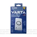 Akku Powerbank, 20.000mAh, Wireless, weiss