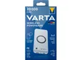 Wireless Powerbank Varta, 20000 mAh, 1x USB-C (In & Out), 2x USB-A (Out), Laden mit o. ohne Kabel, B 79 x T 24 x H 160 mm, weiß