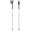 LEKI Makalu FX TA Wanderstöcke Damen & Herren | Faltbare Trekkingstöcke aus Aluminium (100-130cm) mit Trekkingteller | verstellbar mit Aergon Air Griff