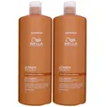 Wella Ultimate Smooth Shampoo 2 x 1000 ml für trockenes Haar Step 1 Set